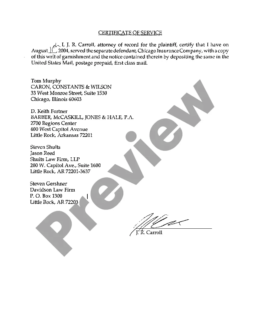 Preview A08 Amended Writ of Garnishment