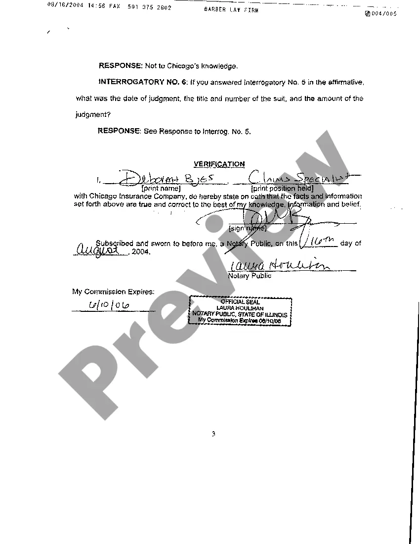 Preview A09 Response to Amended Writ of Garnishment