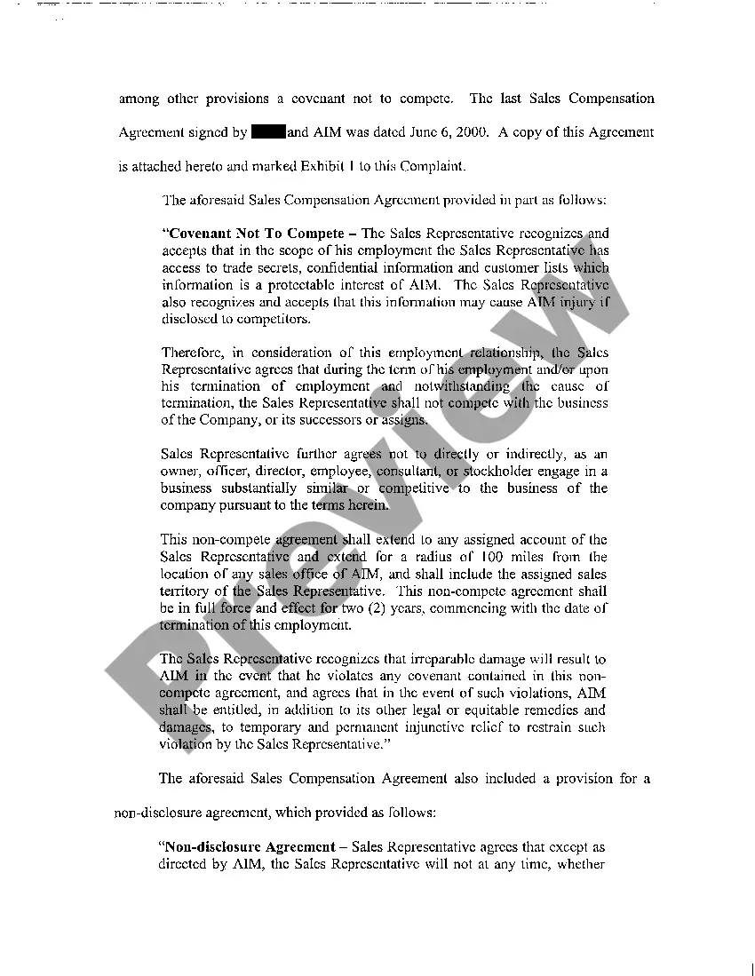 Preview A02 Complaint for Injunctive Relief and Damages