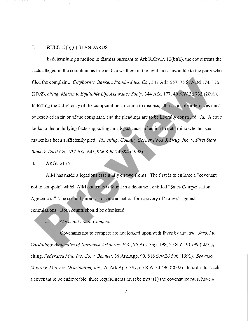 Get A08 Brief in Support of Motion to Dismiss Separate Defendant Preview A08 Brief in Support of Motion to Dismiss Separate Defendant