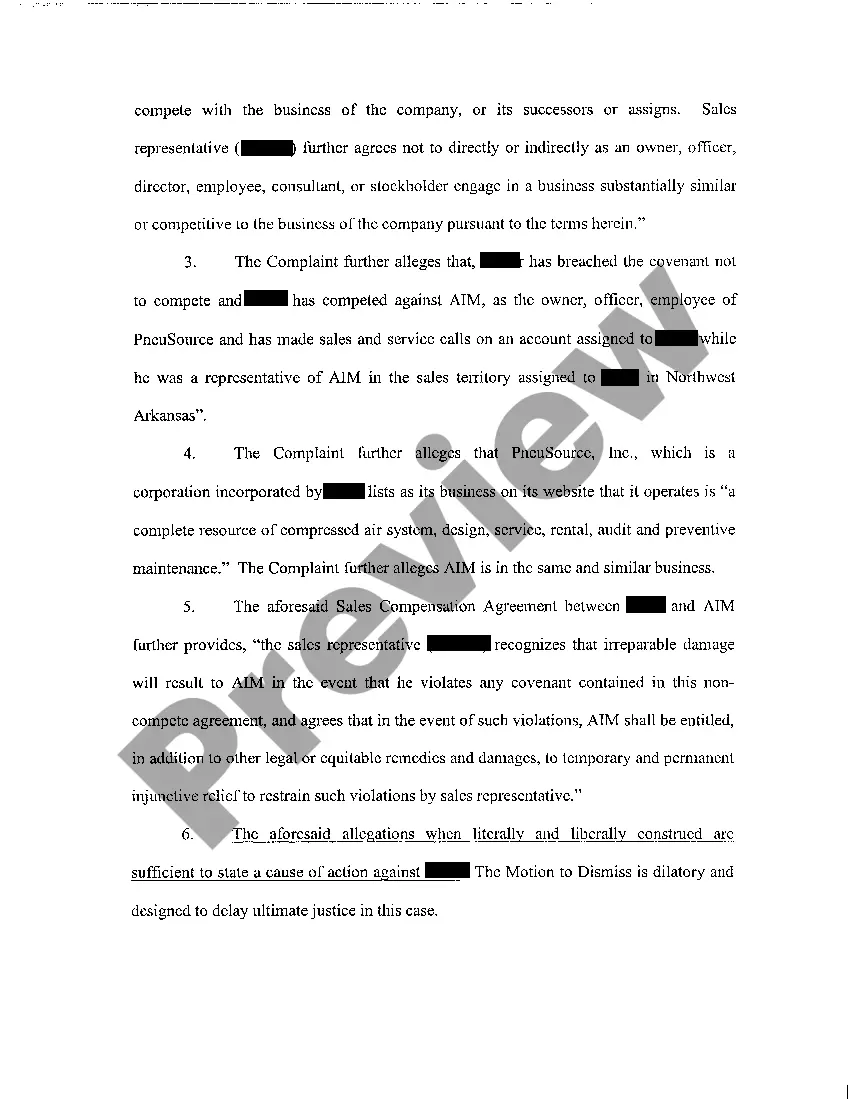 Get A11 Brief in Support of Response to Motion to Dismiss by Separate Defendants Preview A11 Brief in Support of Response to Motion to Dismiss by Separate Defendants