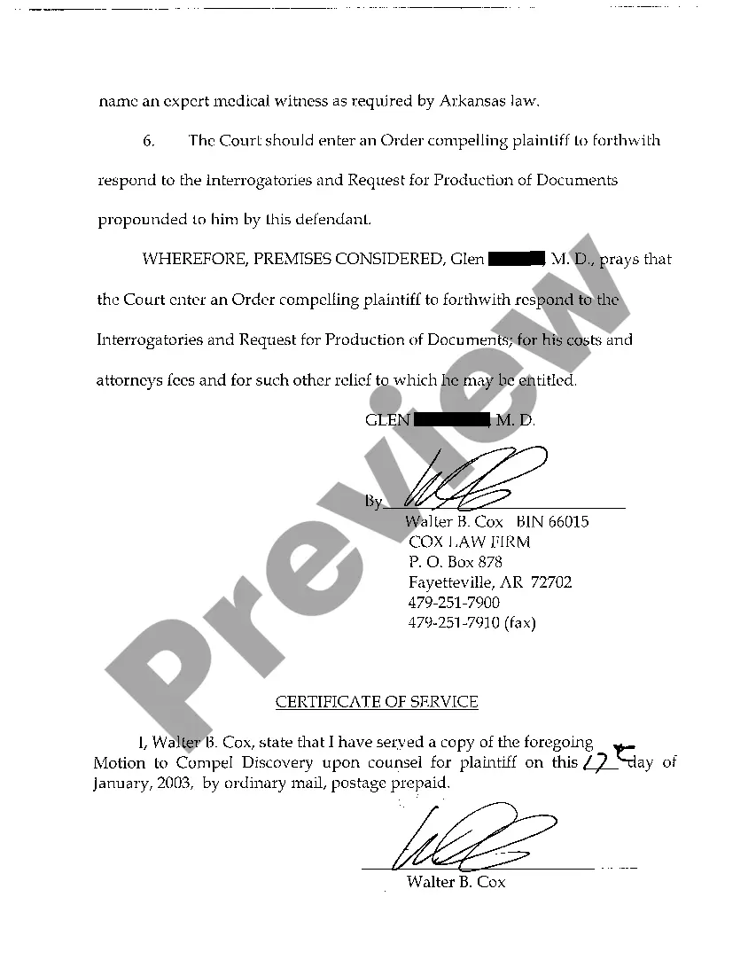 Preview A06 Motion to Compel Discovery