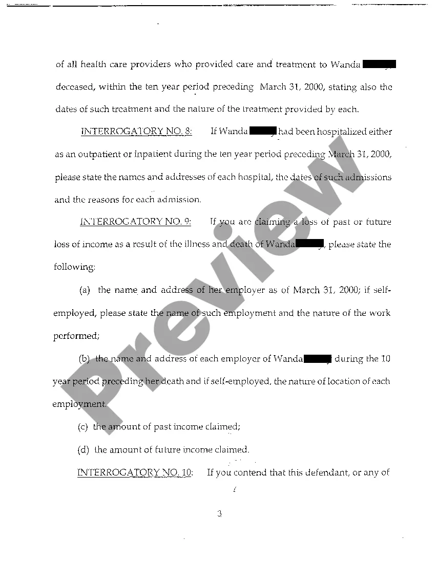 Preview A07 Interrogatories and Production of Documents Propounded to Plaintiff