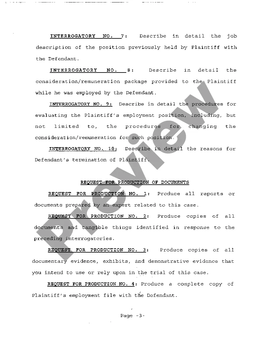 Get A04 Interrogatories and Request for Production Propounded to Defendant Preview A04 Interrogatories and Request for Production Propounded to Defendant