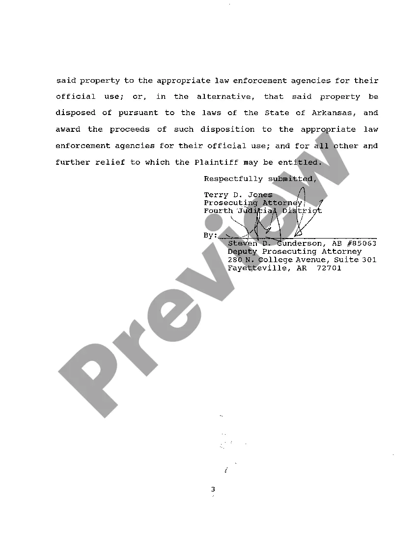 Get A02 In Rem Complaint for Forfeiture of Seized Items Preview A02 In Rem Complaint for Forfeiture of Seized Items