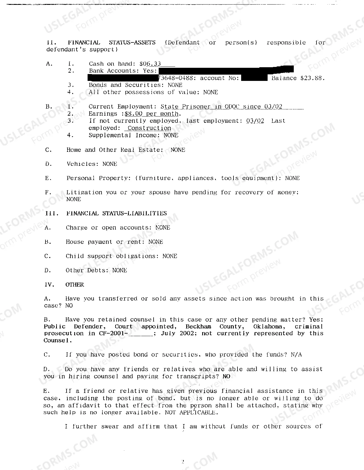 Preview A09 Defendant's Motion for Appointment of Counsel In Re Complaint for Forfeiture of Seized Items