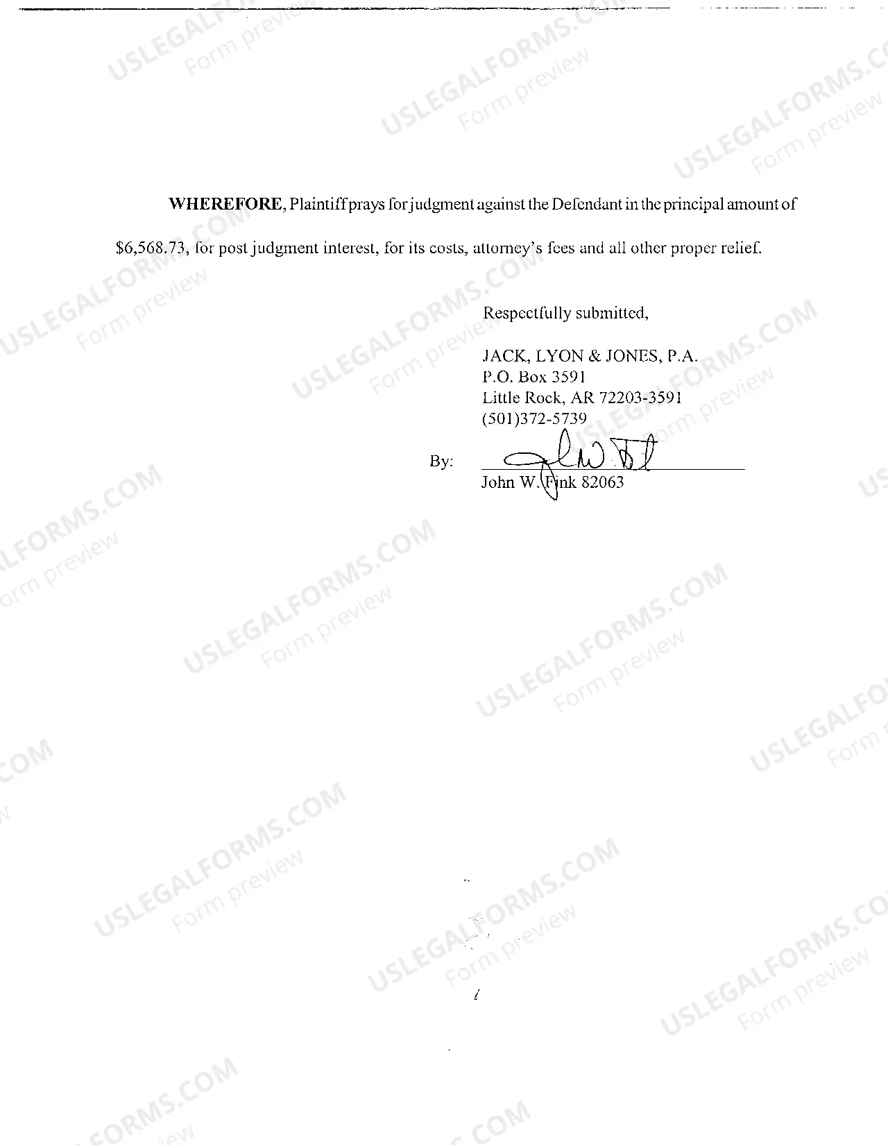 Preview A02 Complaint for Deficiency after Repossession and Sale of Automobile