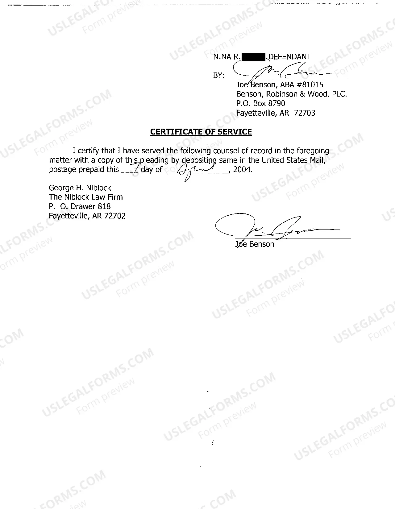 Preview A06 Answer to Second Amended Complaint for Motor Vehicle Negligence