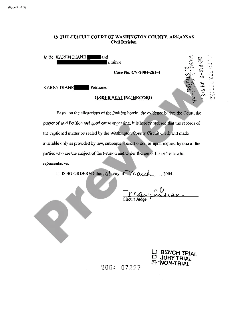 Preview A01 Order for Change of Name