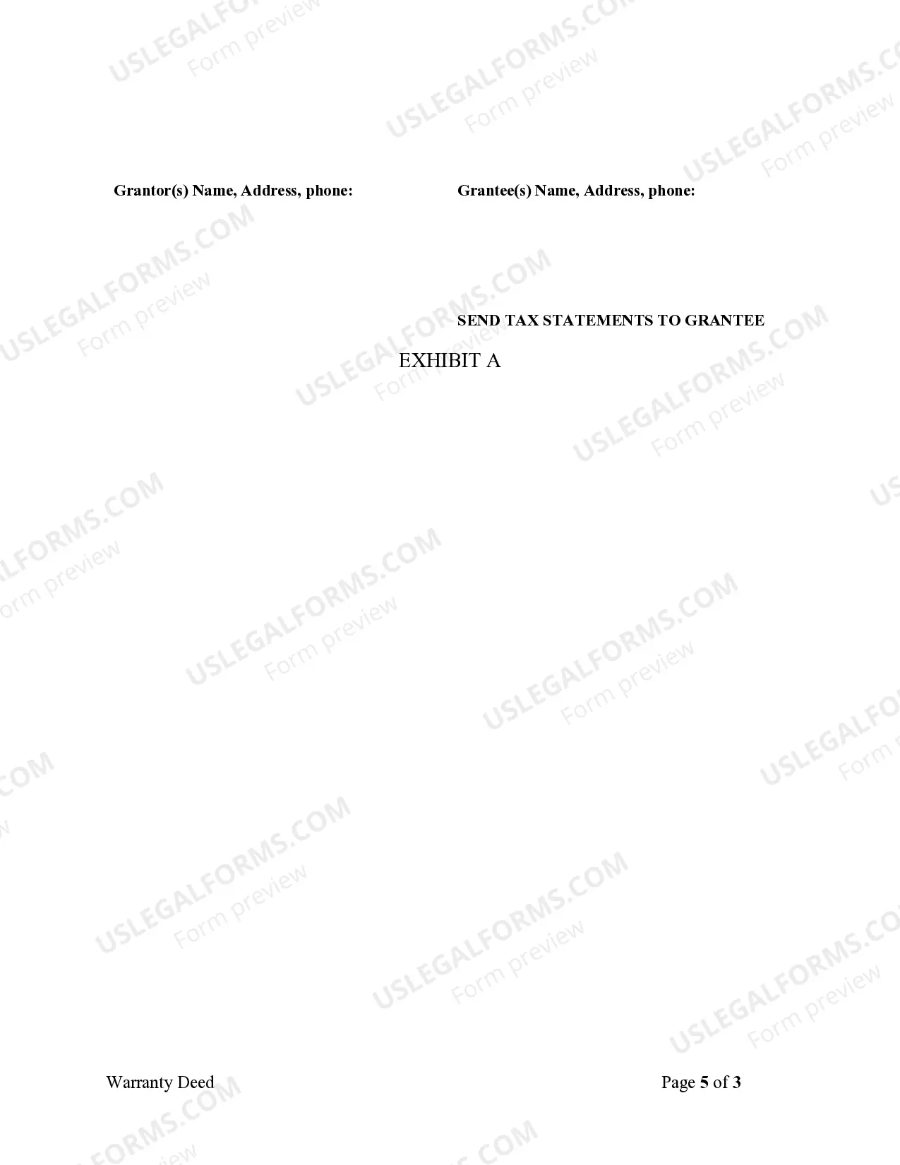 Preview Warranty Deed from Individual to Two Individuals as Tenants in Common