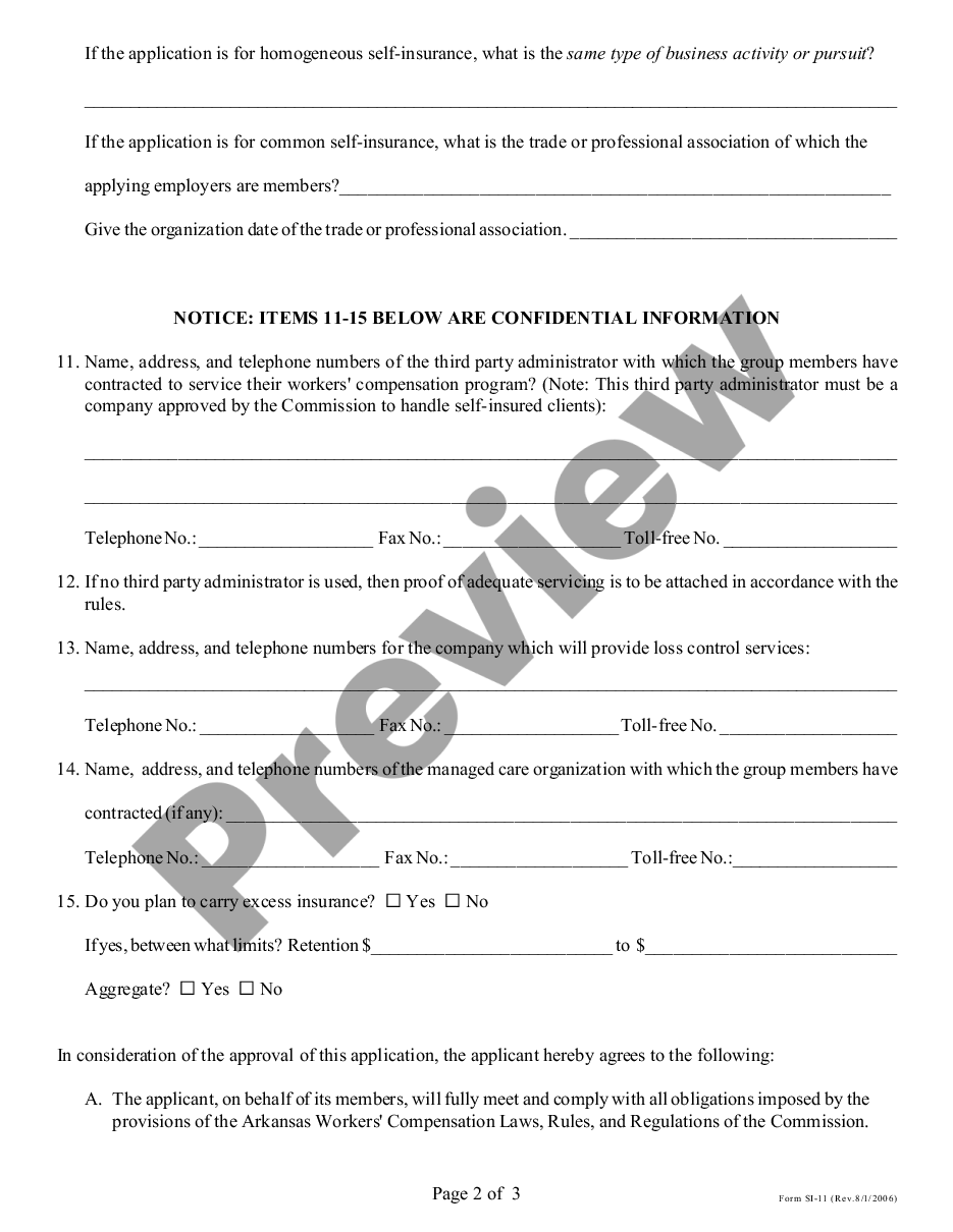 Arkansas Workers Compensation Waiver Form For Independent Contractors