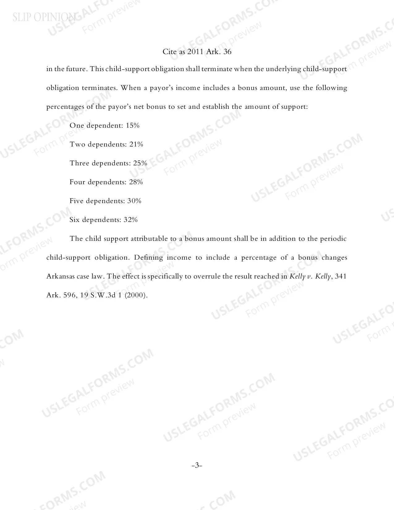 Preview In Re: Administrative Order No. 10 - Arkansas Child Support Guidelines