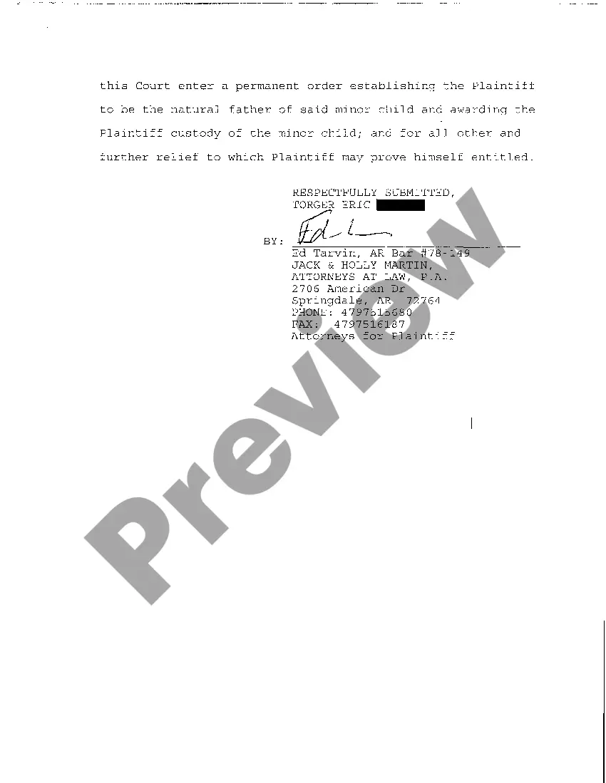 Preview A02 Petition To Establish Paternity