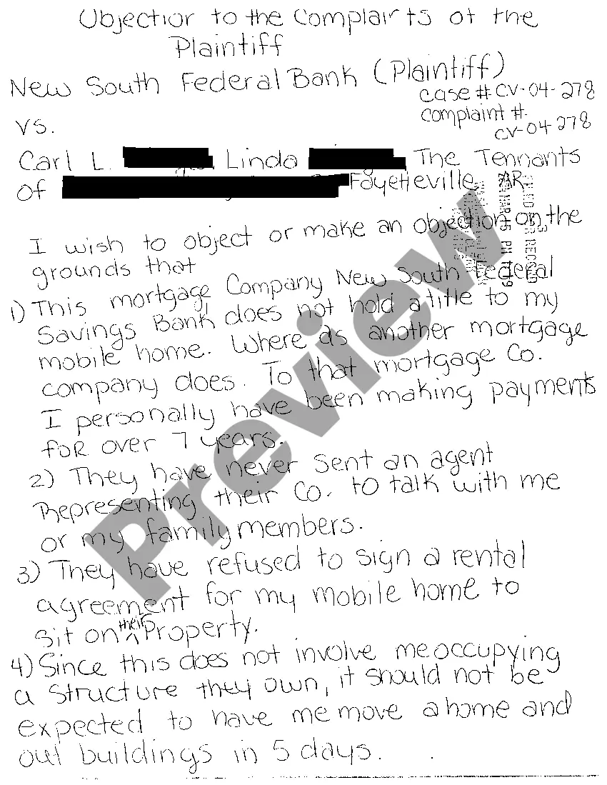 Preview A05 Notice of Intention To Issue Writ of Possession