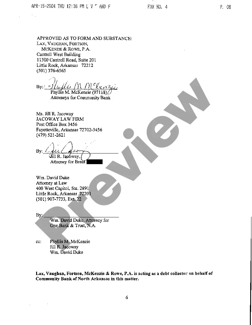 Preview A10 Consent Decree of Foreclosure