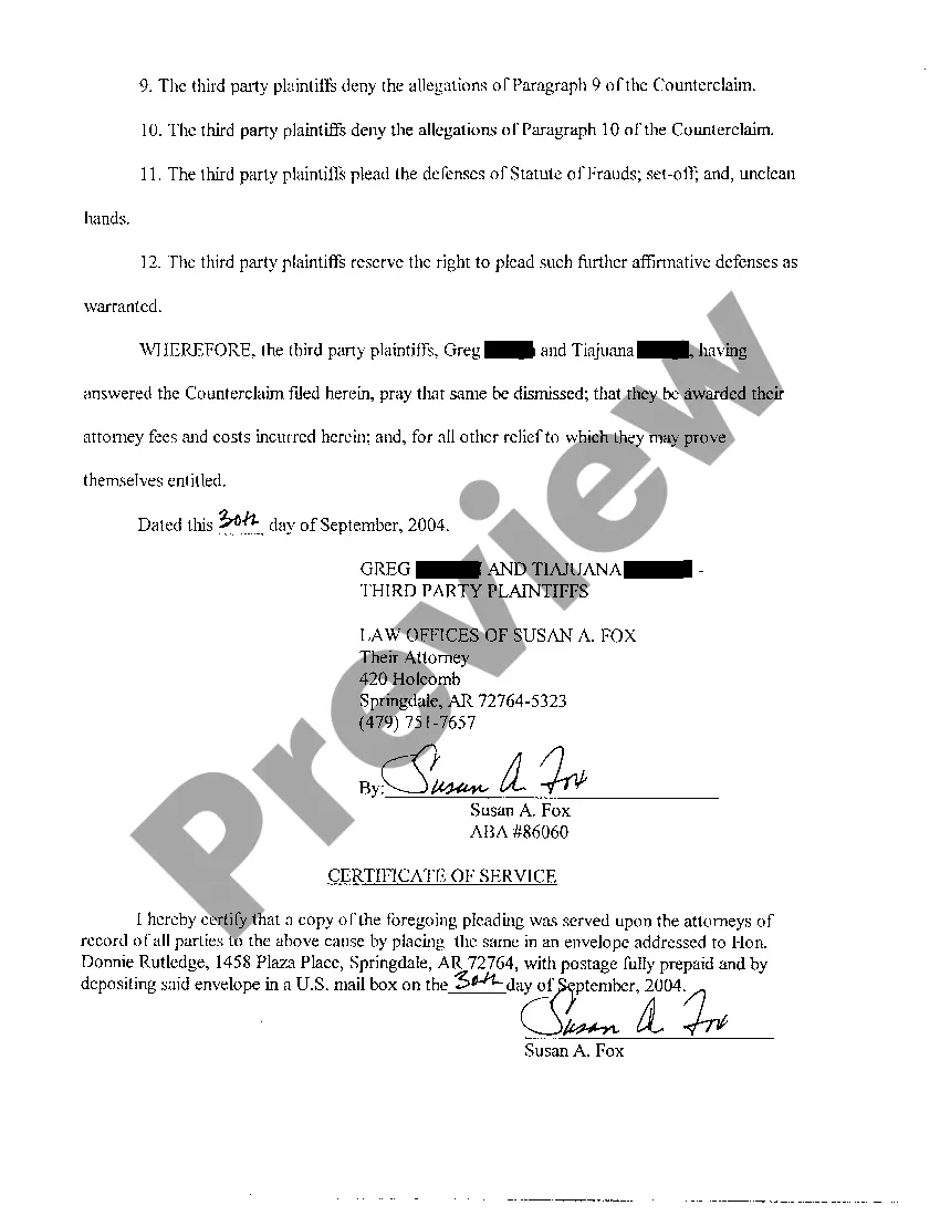 Preview A13 Response To Counterclaim