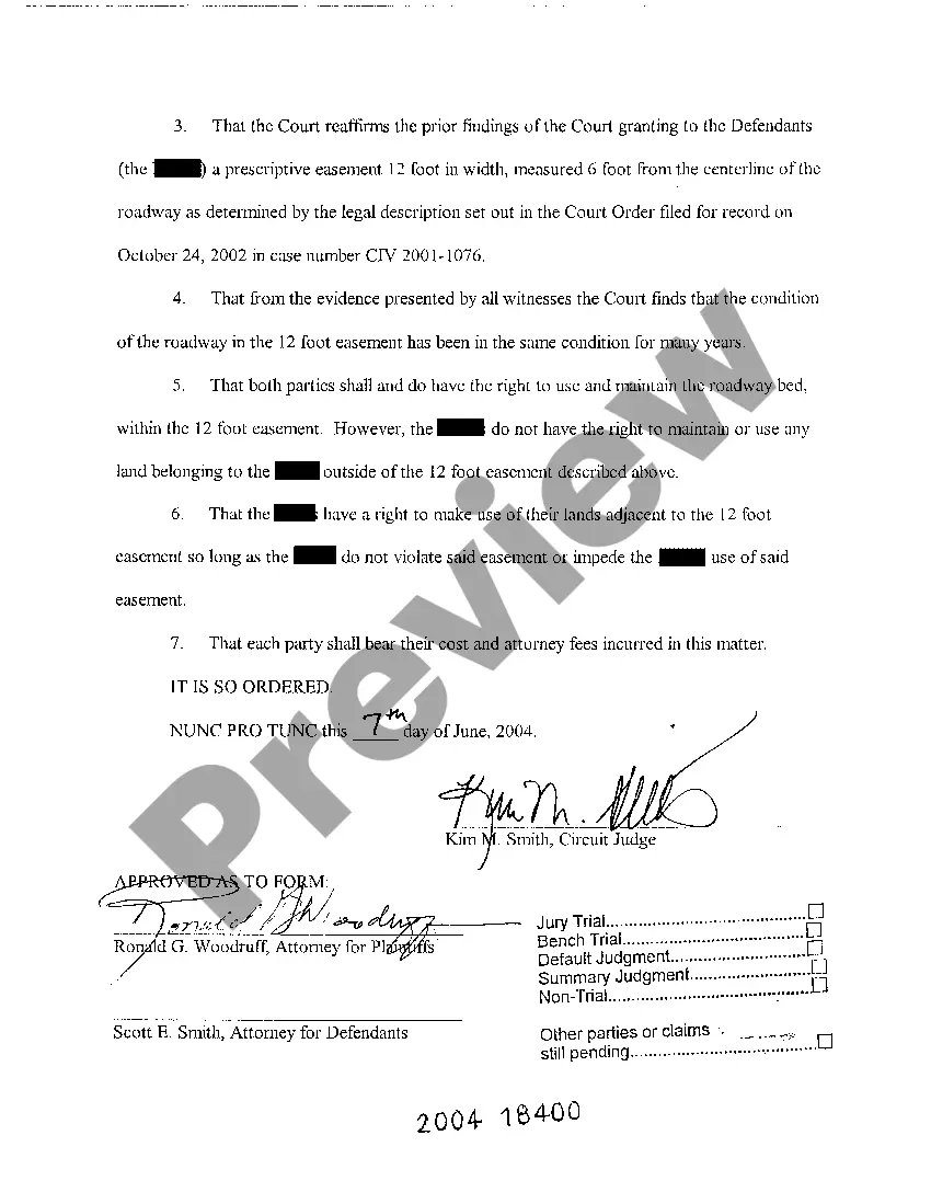 Preview A05 Order on Petition For Permission To Erect A Fence Along A Right of Way