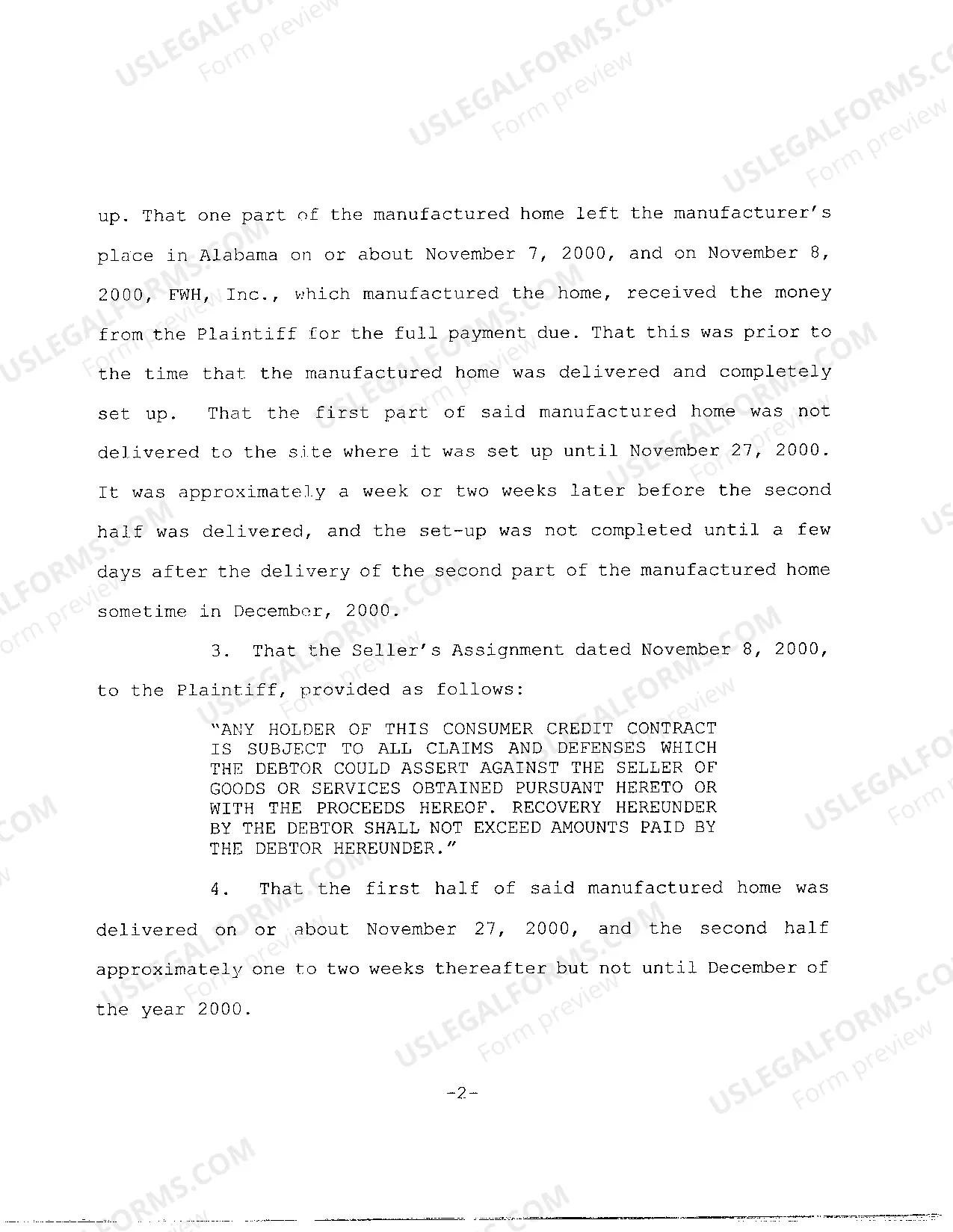 Preview A09 Answer to Complaint for Replevin