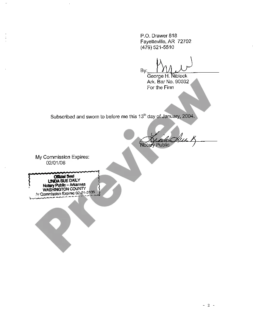 Preview A04 Affidavit of Service