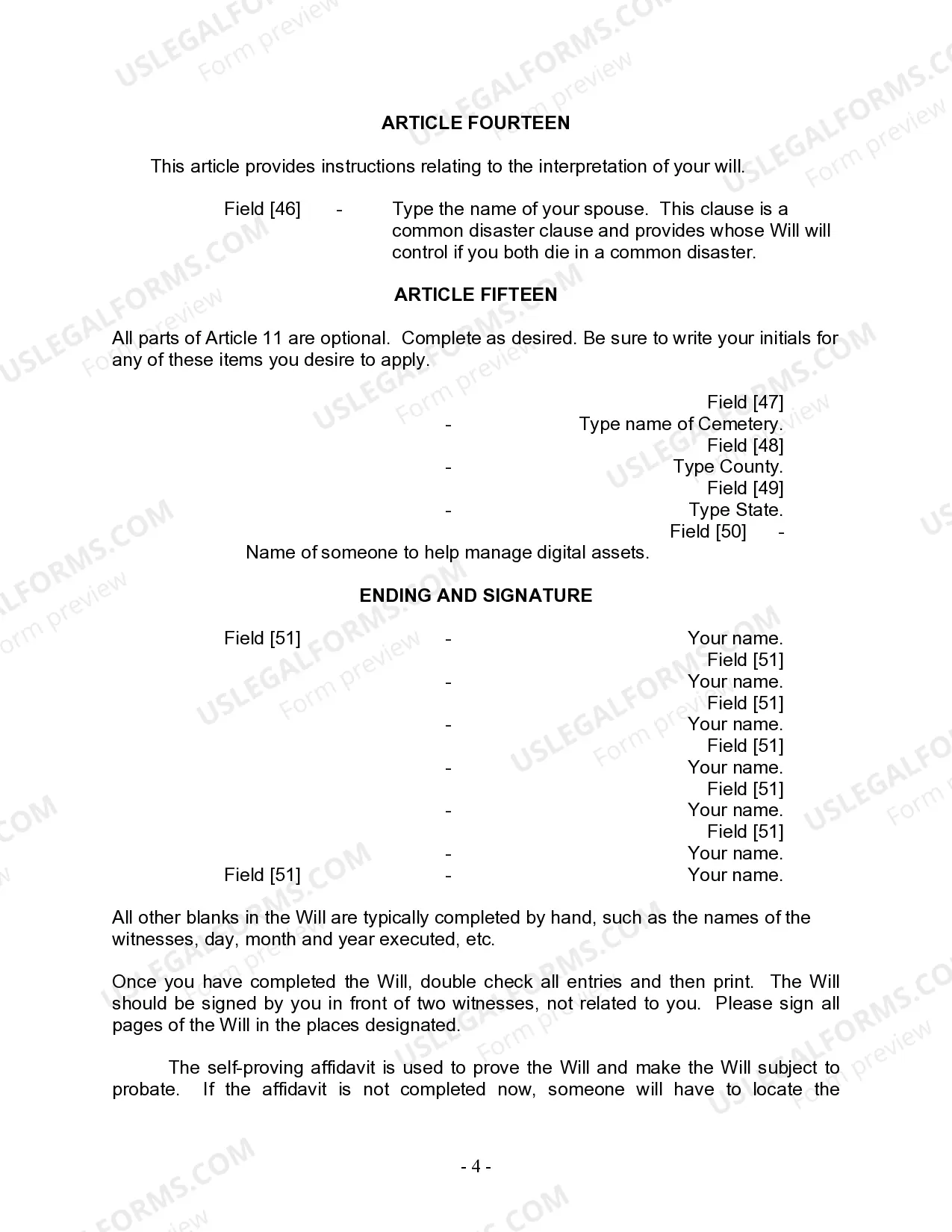 Preview Mutual Wills Package for Married Couple with Adult and Minor Children
