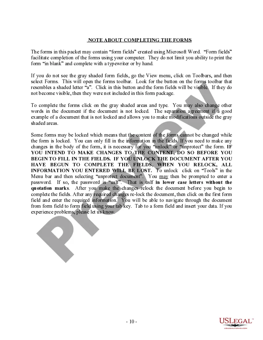 Preview Arizona No-Fault Uncontested Agreed Divorce Package for Dissolution of Marriage with Adult Children and with or without Property and Debts