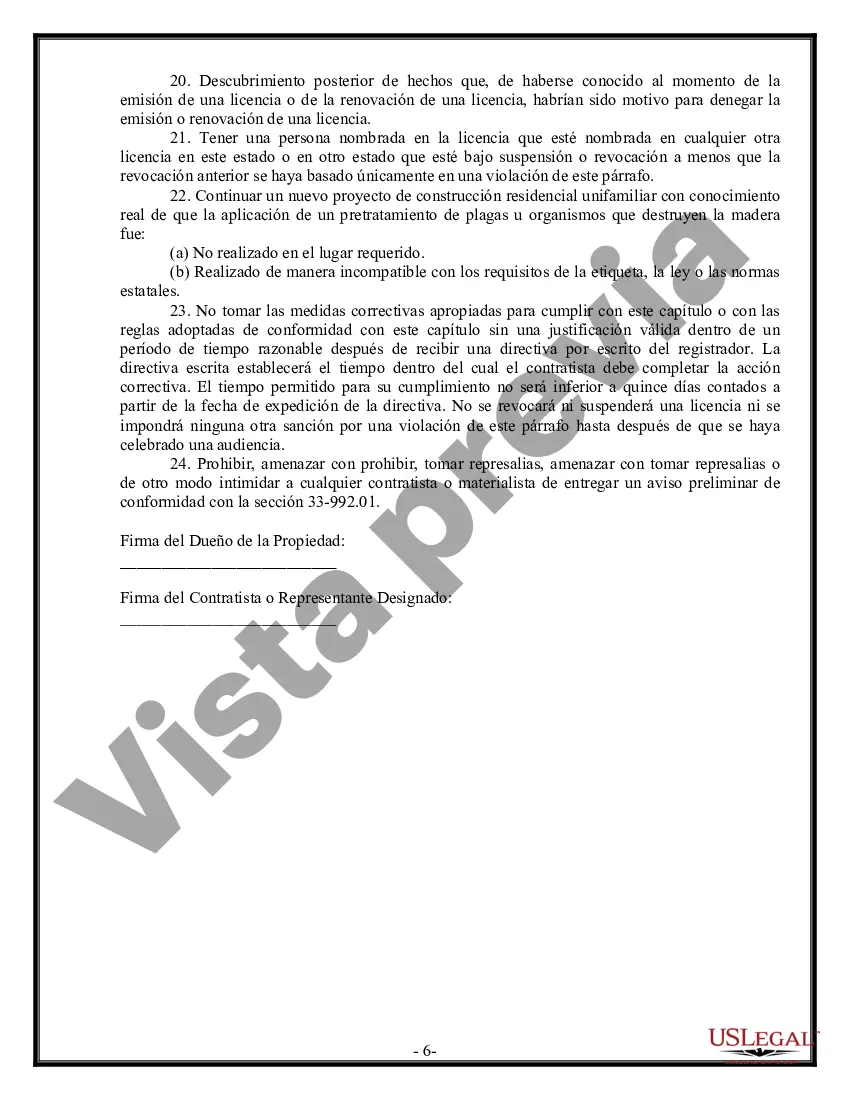 Preview Contrato de carpintero de molduras para contratista