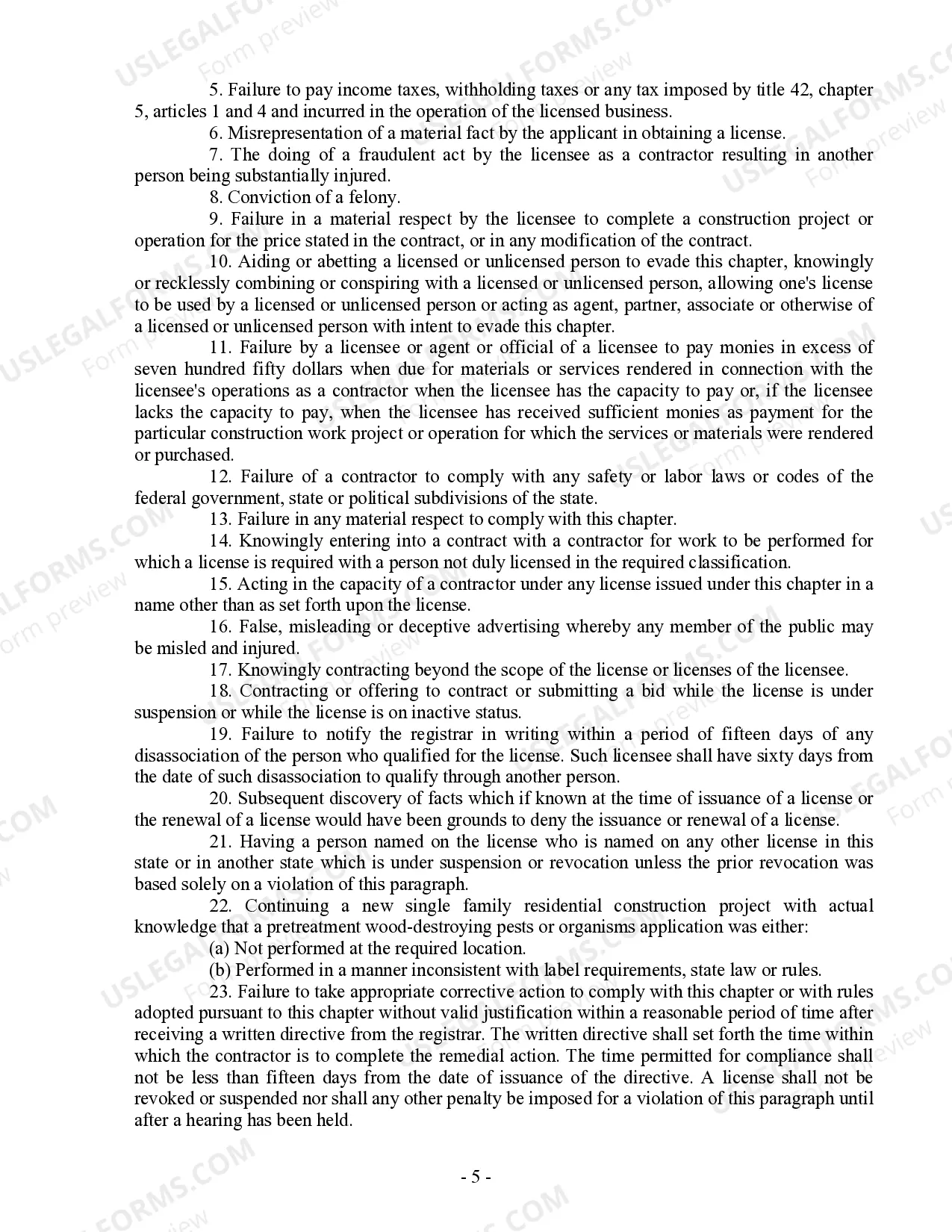 Preview Fencing Contract for Contractor