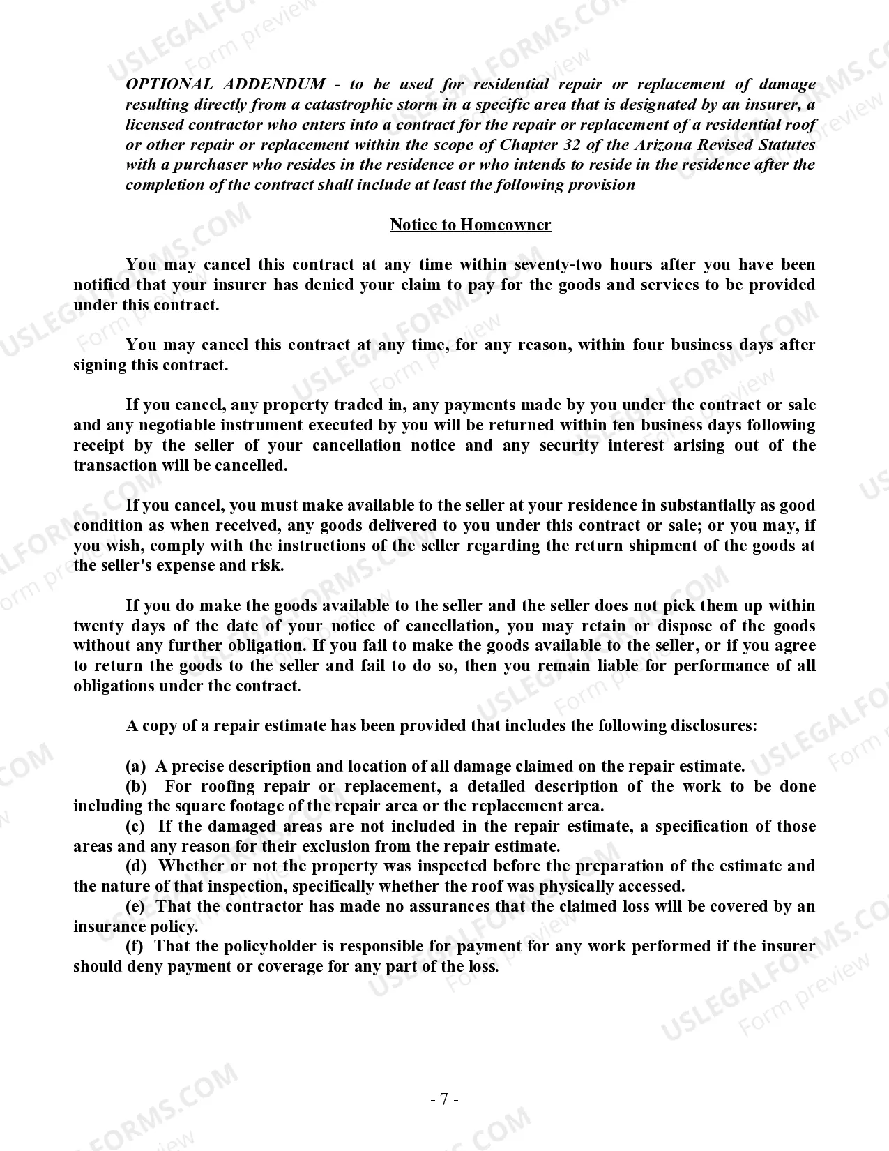 Preview Fencing Contract for Contractor