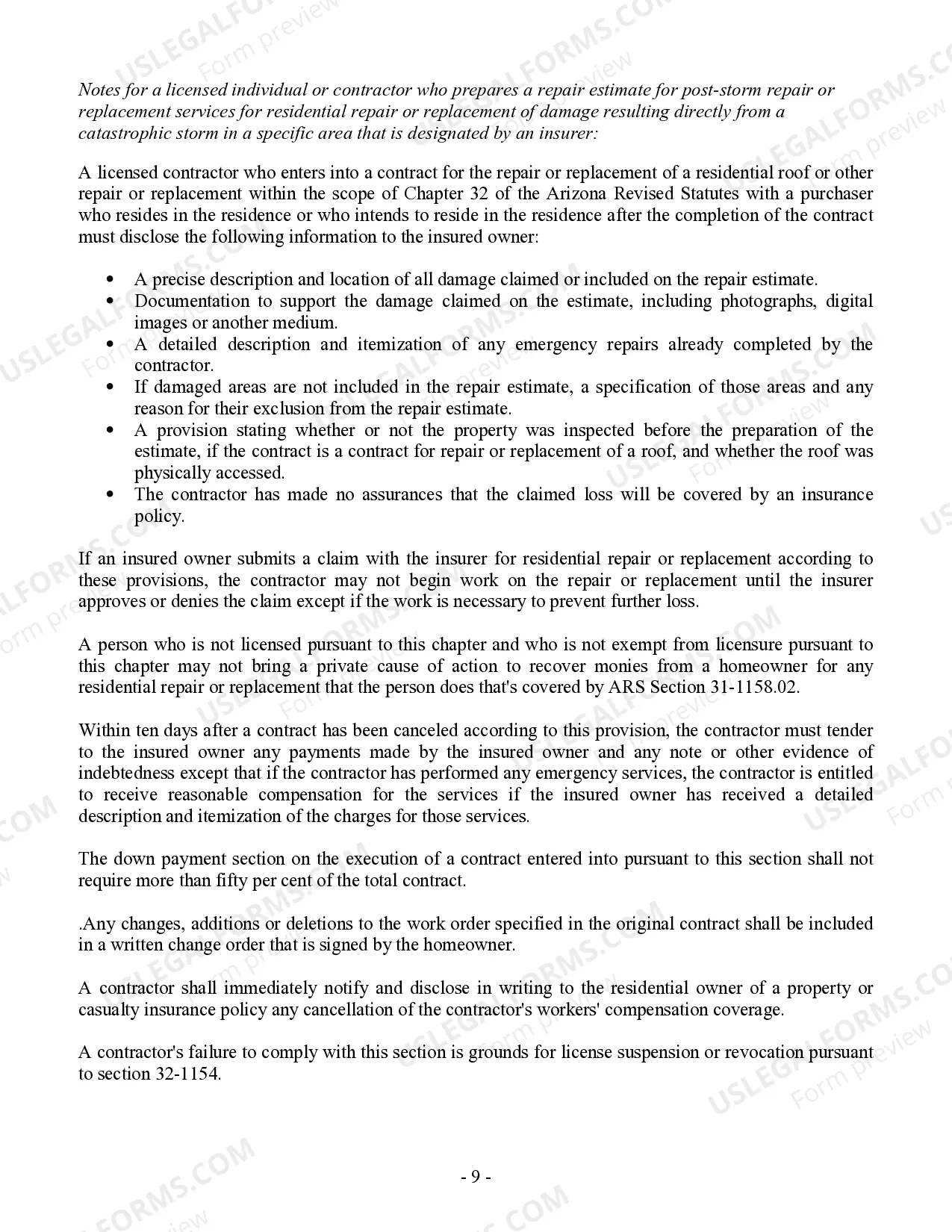 Preview Fencing Contract for Contractor