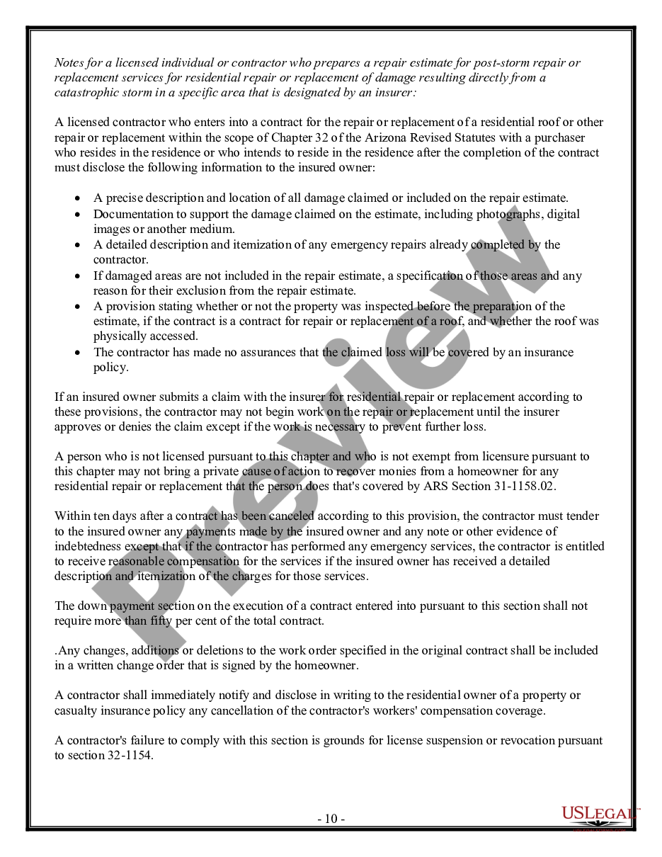 page 9 Excavator Contract for Contractor preview