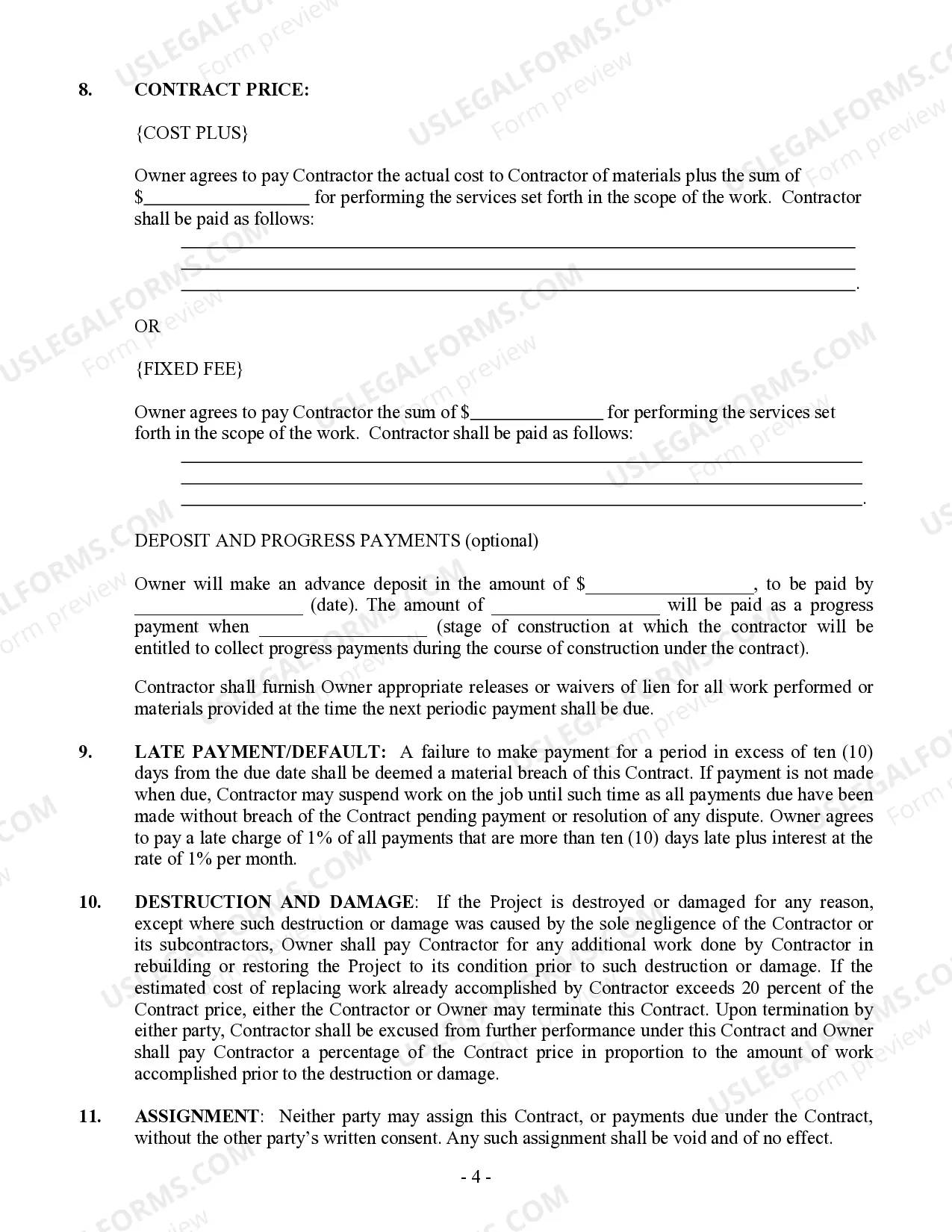 Preview Framing Contract for Contractor