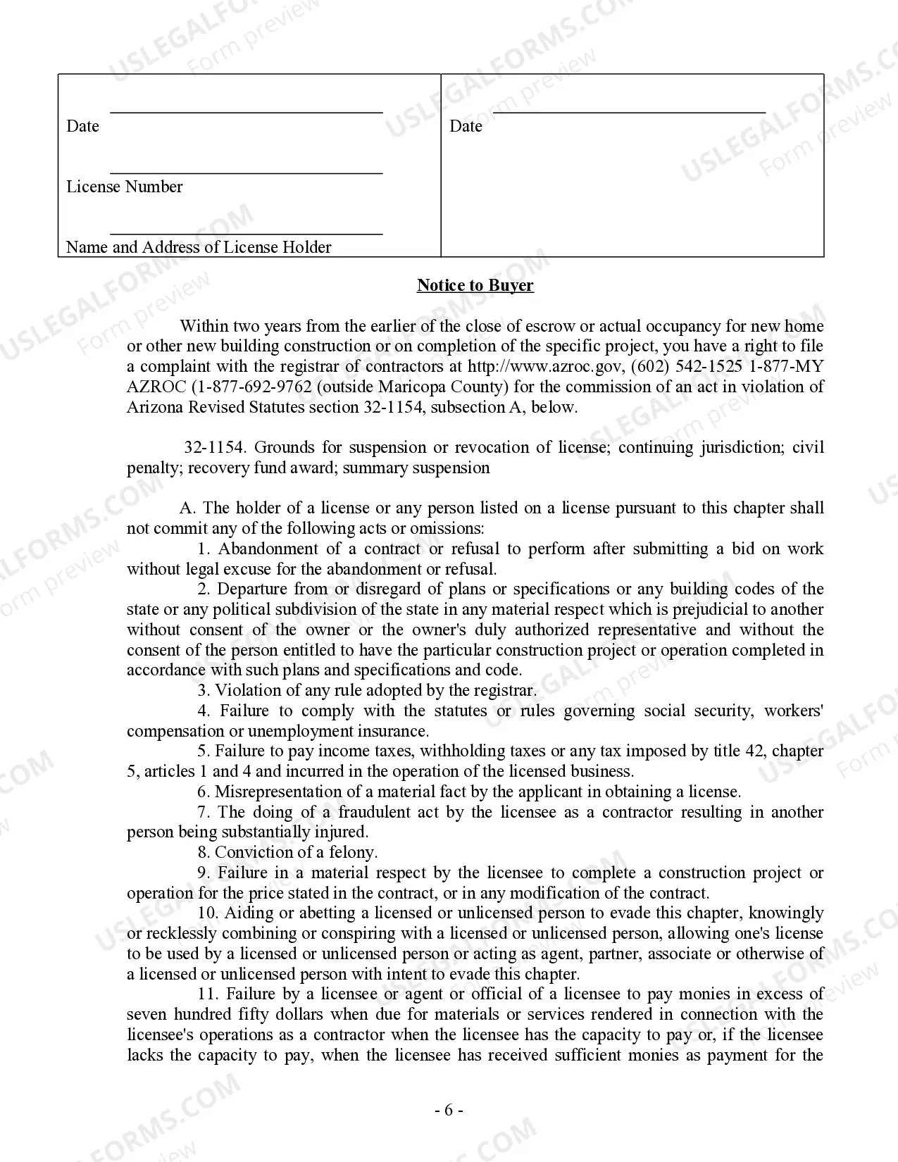 Preview Framing Contract for Contractor