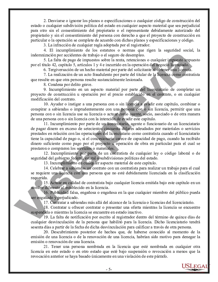 Preview Contrato de Seguridad para Contratista