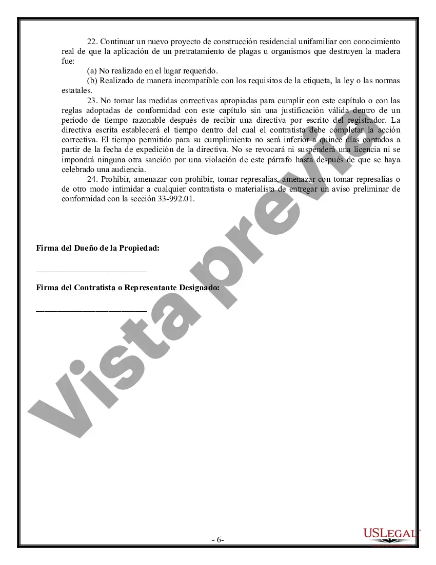 Preview Contrato de Seguridad para Contratista