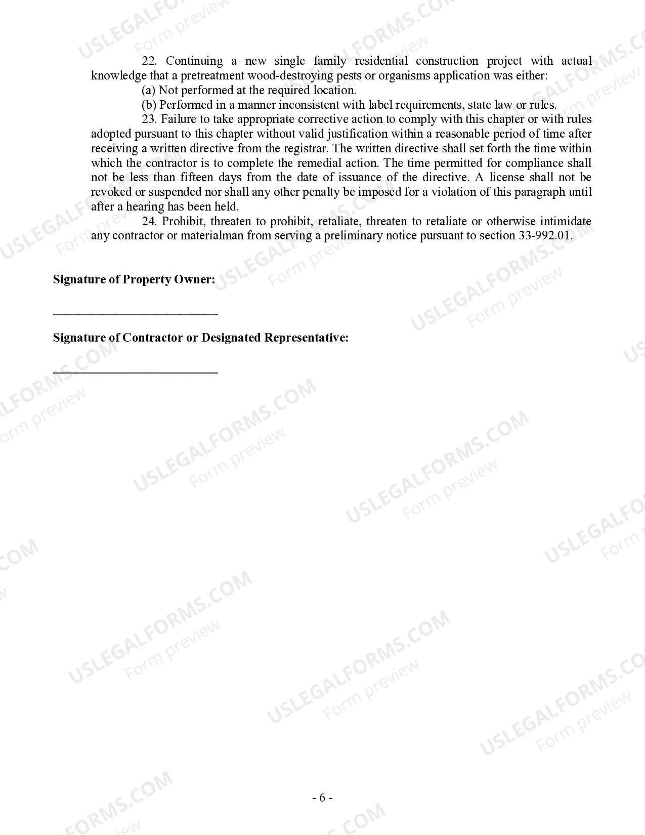 Preview Insulation Contract for Contractor