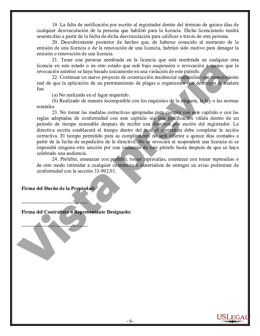 Preview Contrato de trabajo en el sitio para el contratista