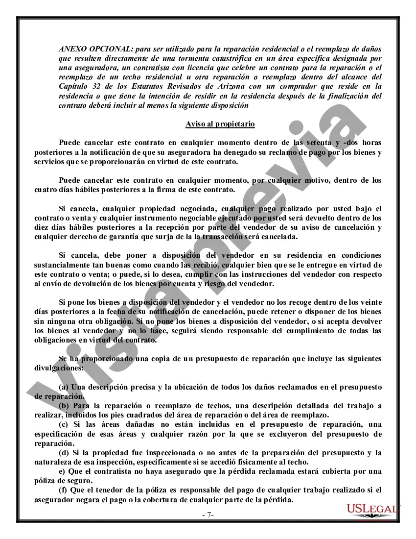 Preview Contrato de Drenaje para Contratista