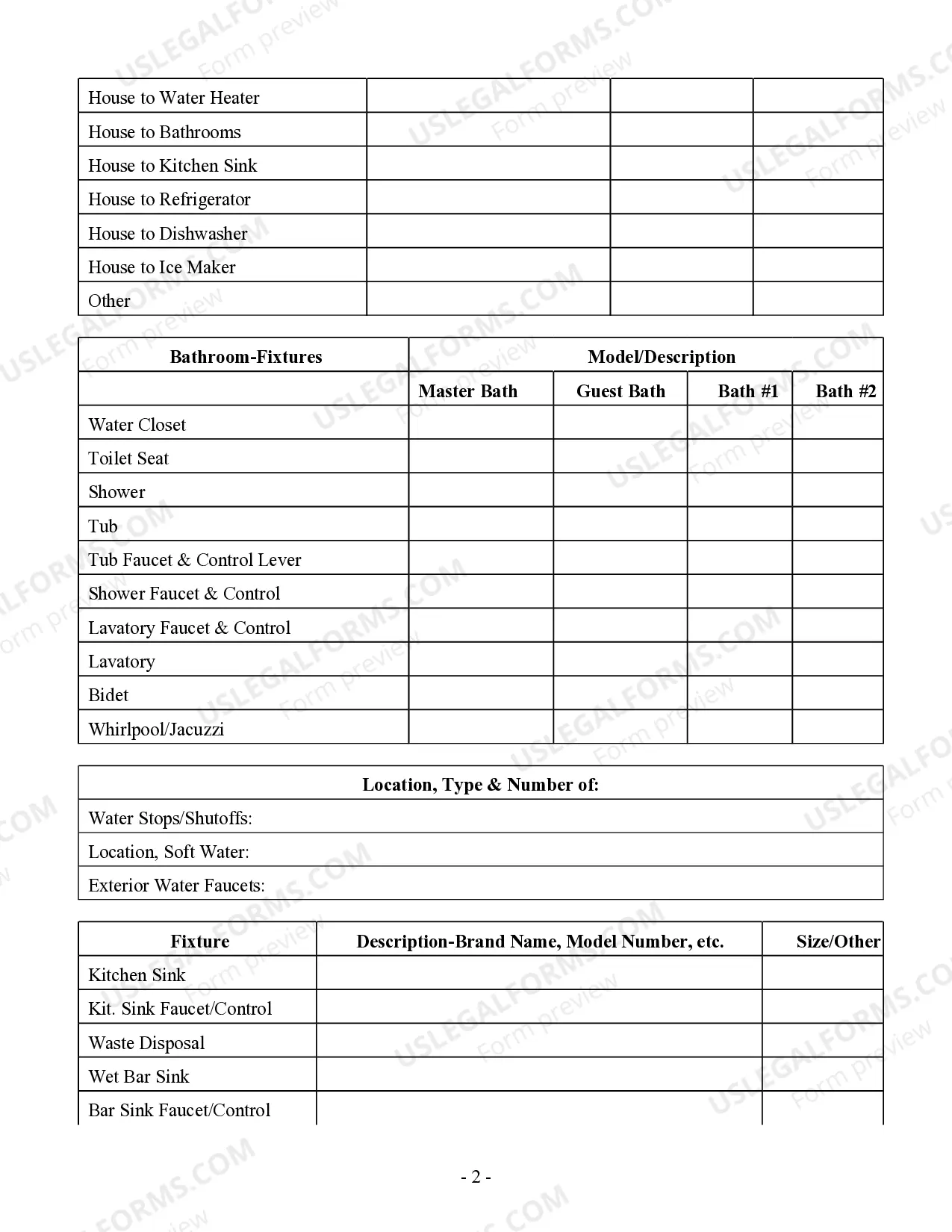 Preview Plumbing Contract for Contractor