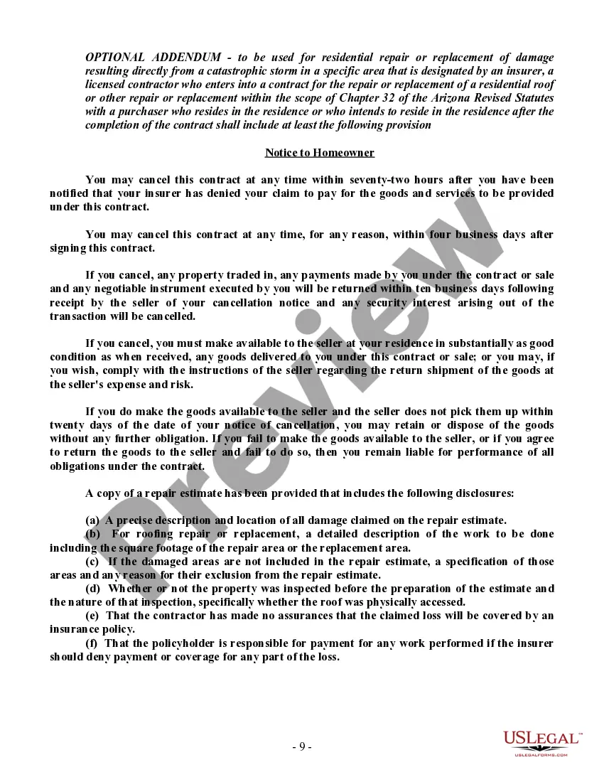 Preview Electrical Contract for Contractor