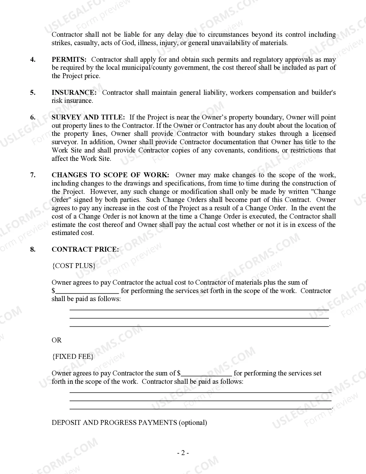 Preview Sheetrock Drywall Contract for Contractor