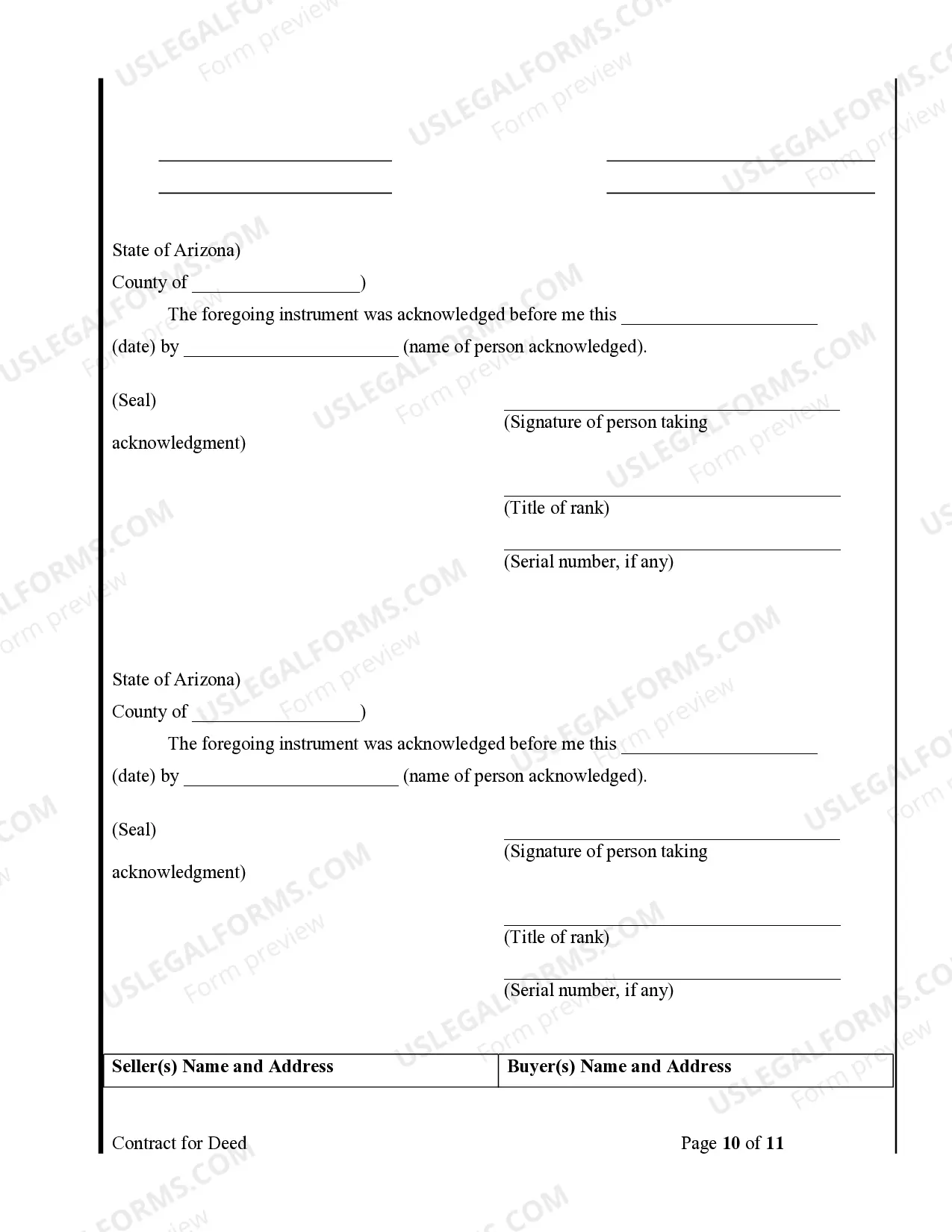 Preview Agreement or Contract for Deed for Sale and Purchase of Real Estate a/k/a Land or Executory Contract