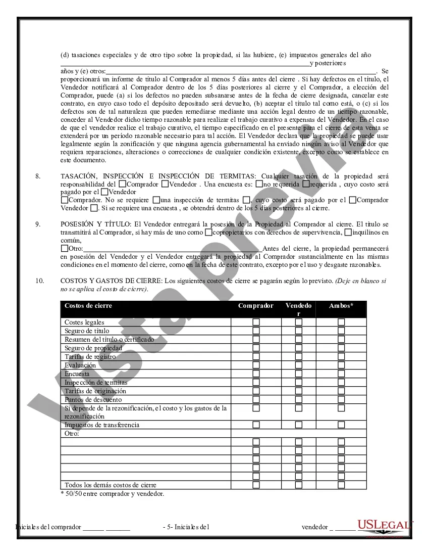 Preview Contrato de Compraventa de Bienes Inmuebles sin Corredor para Acuerdo de Venta de Casa Residencial