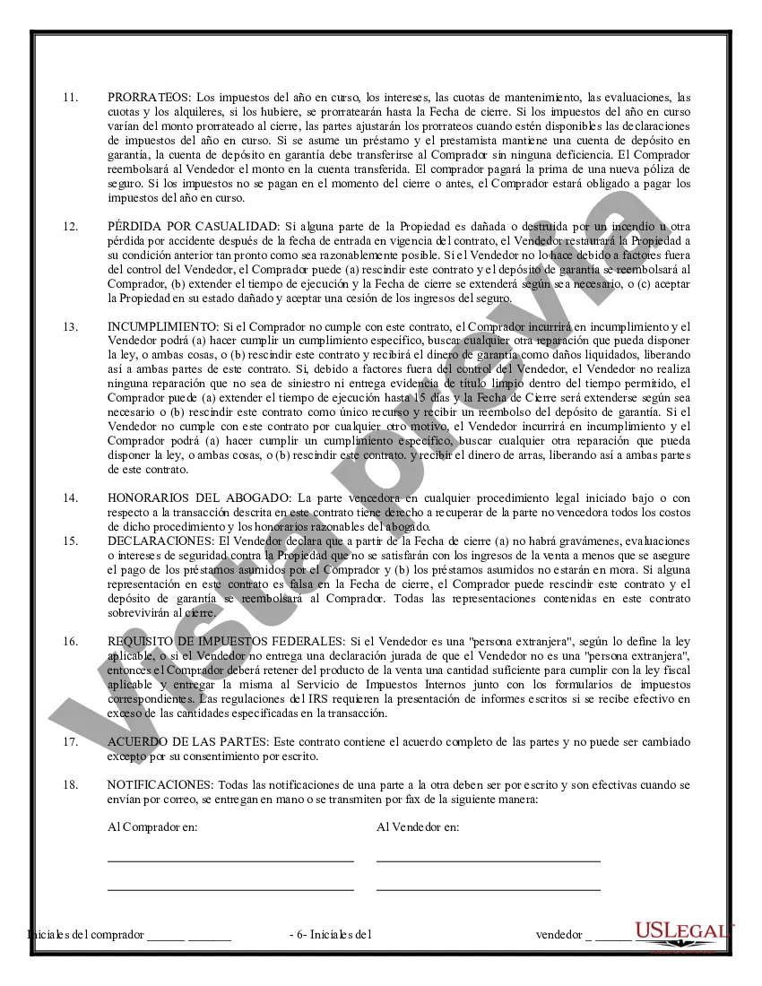 Preview Contrato de Compraventa de Bienes Inmuebles sin Corredor para Acuerdo de Venta de Casa Residencial