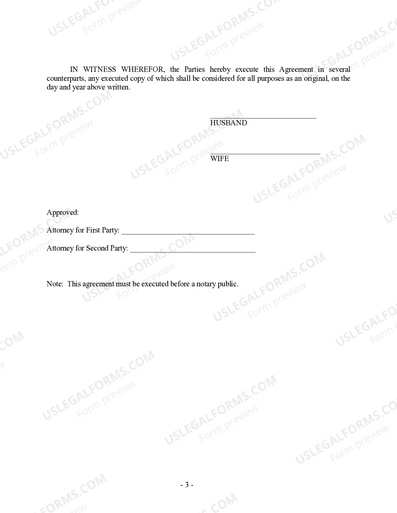 Preview Amendment to Prenuptial or Premarital Agreement