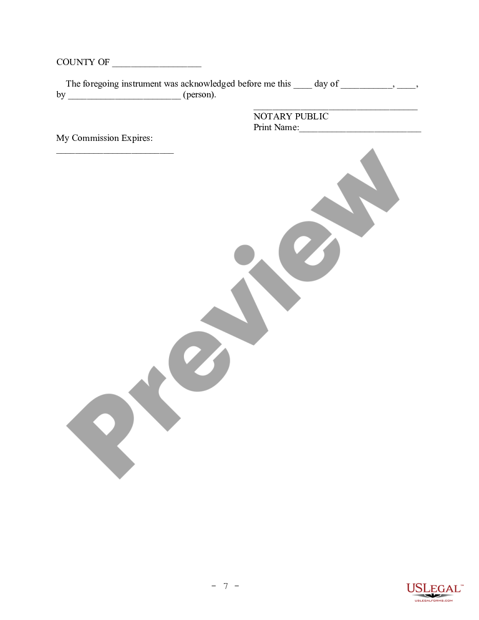 page 6 Arizona Prenuptial Premarital Agreement with Financial Statements preview