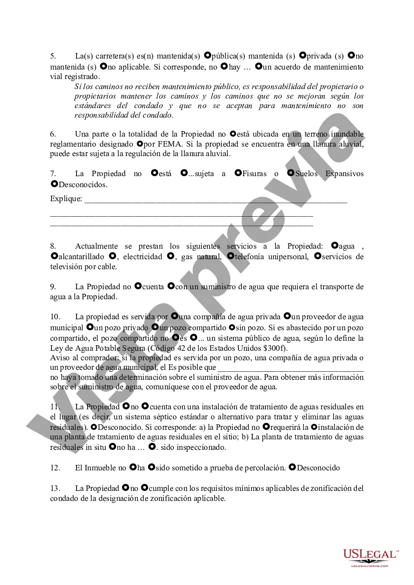 Preview Declaración jurada de divulgación
