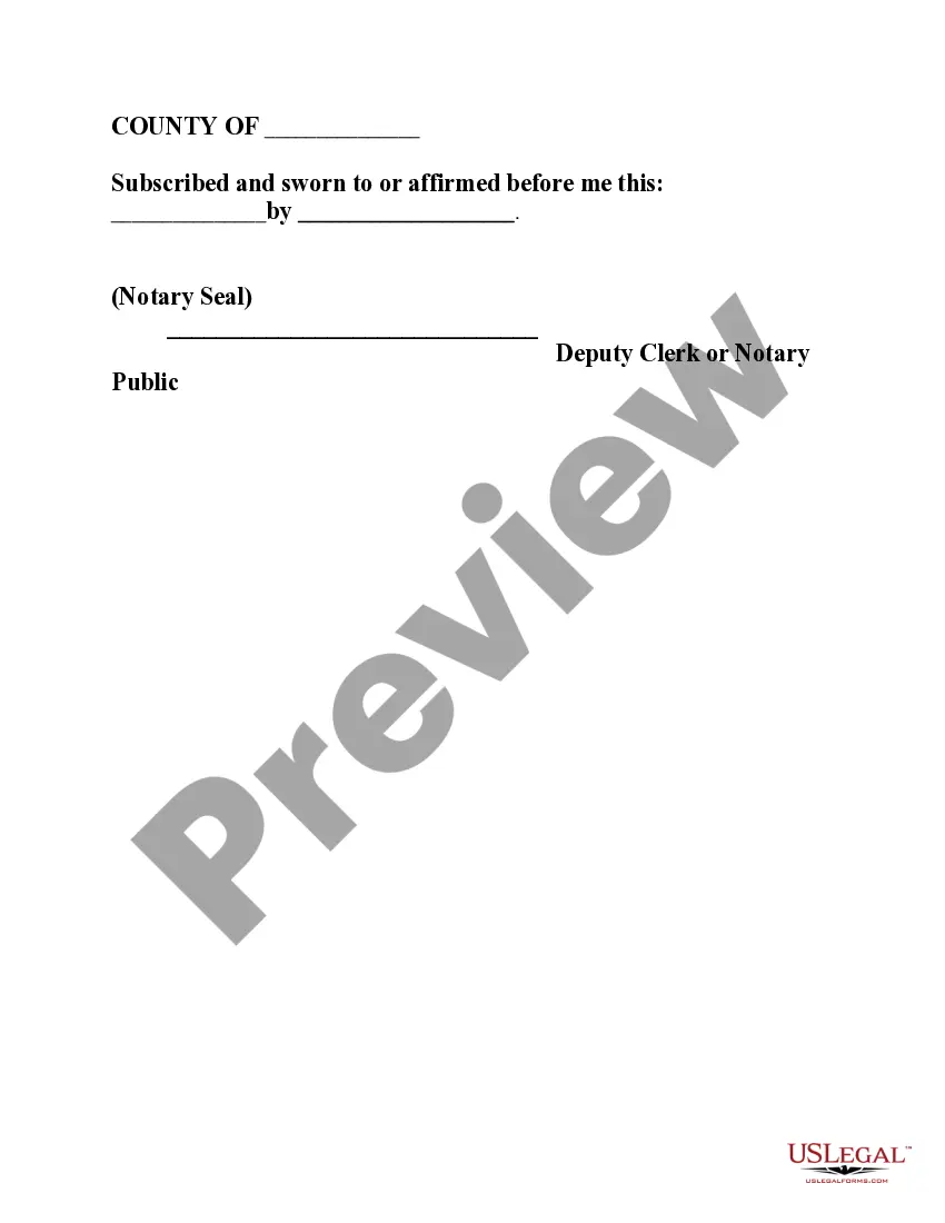 Preview Affidavit Transfer Real Property