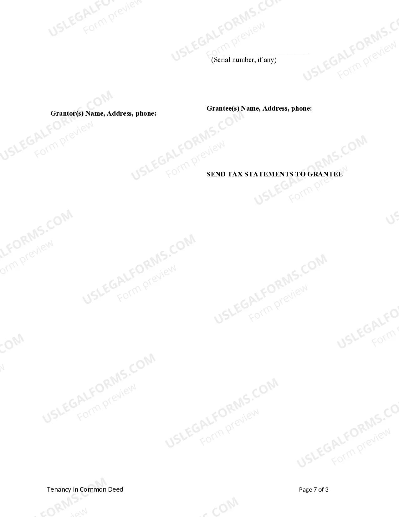 Preview Tenancy in Common Deed from Corporation to Two Individuals