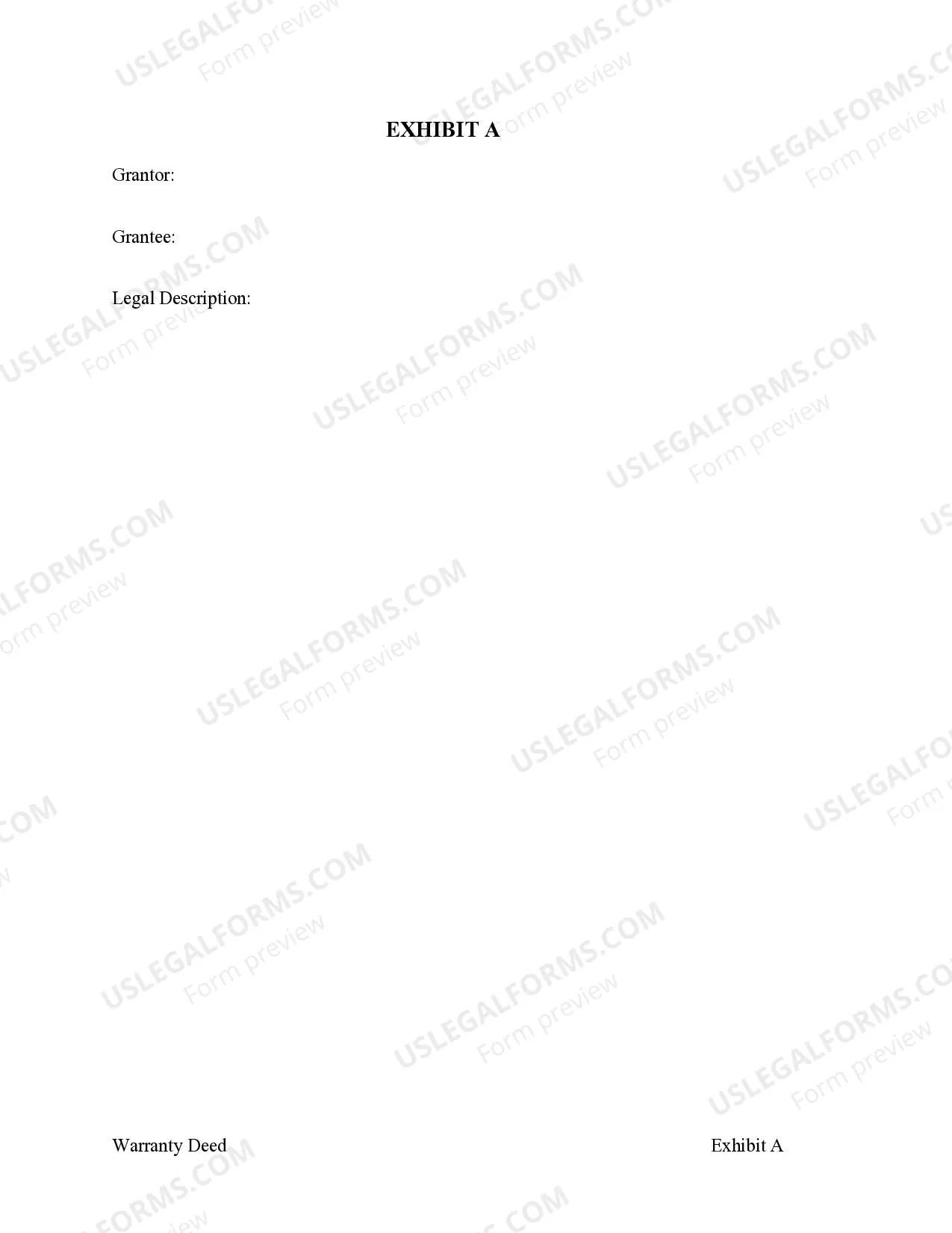 Preview Warranty Deed from Individual to a Trust