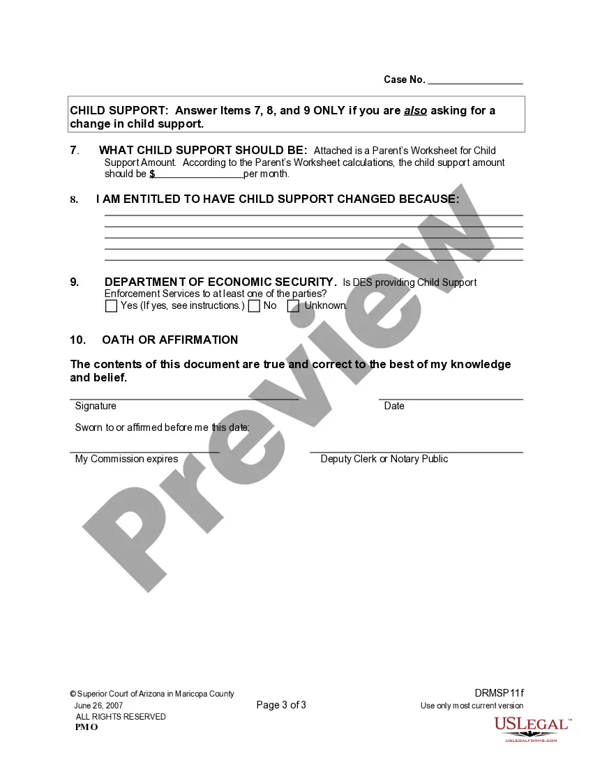 Get Petition to Modify a Support Order Preview Petition to Modify a Support Order